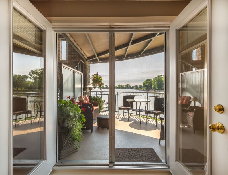 Sliding Windows on a Patio